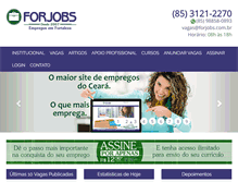 Tablet Screenshot of empregosemfortaleza.com.br